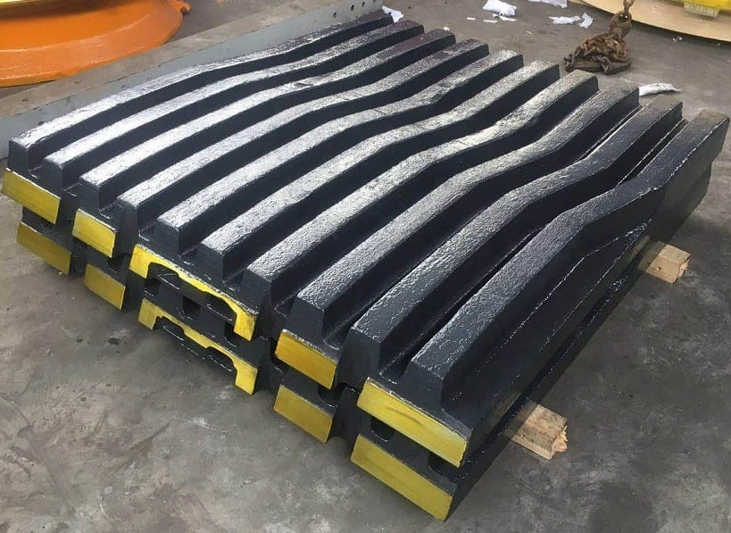High Manganese Steel Jaw Plate Suit Af1208 Jaw Crusher Wear Parts