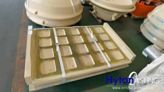 Hyton Casting Manganese Steel Wear Resistant Jaw Plate Suit C160 Crusher Replacement Parts